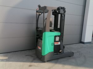 compacte elektrische 1.2ton reachtruck Mitsubishi - Wybo Lifting