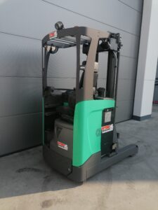 compacte elektrische 1.2ton reachtruck Mitsubishi - Wybo Lifting