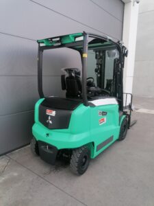 Nieuwe 2.5Ton compacte elektrische heftruck Mitsubishi - Wybo Lifting