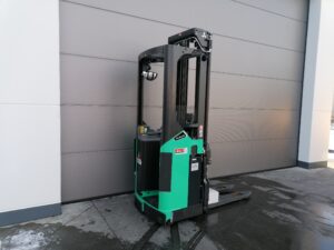 SBR instaande stapelaar Mitsubishi - 1600kg - hefhoogte 6300 mm , compacte stapelaar , compacte reachtruck - Wybo Lifting