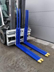 tweedehands meervoudige vorkenversteller met 4 vorken Cascade - Wybo Lifting2