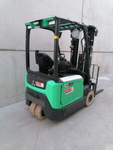 Nieuwe compacte 1.8Ton elektrische heftruck Mitsubishi - Wybo Lifting